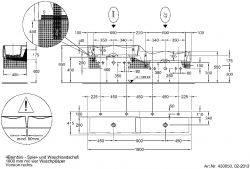 Geberit/Keramag 4Bambini Spiel- und Waschlandschaft 1800x415 mm RECHTS